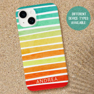 Abstract Modern Tropical Colours Brush strokes Nam Case-Mate iPhone 14 Case