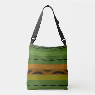 abstract modernist geometric pattern crossbody bag