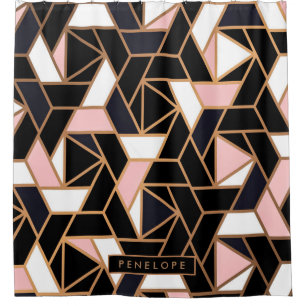 Abstract Moisac Shower Curtain