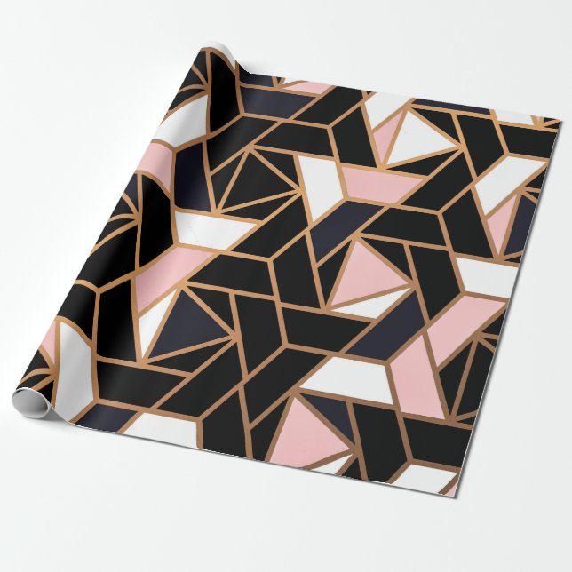 Abstract Moisac Wrapping Paper (Unrolled)