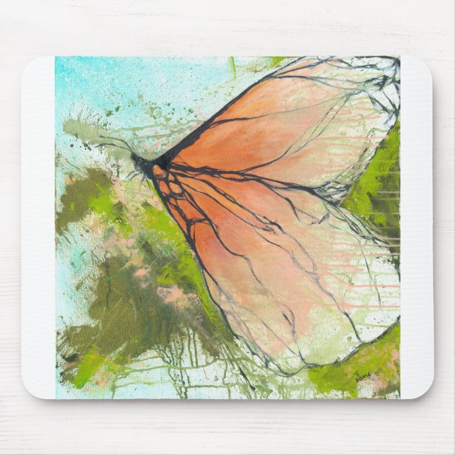 Abstract Monarch Butterfly - Poster Mouse Mat (Front)