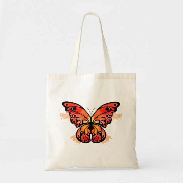 Abstract Monarch Butterfly Tote Bag (Front)