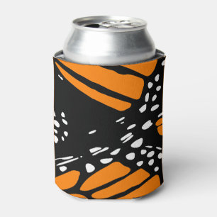 Abstract Monarch Butterfly Wing Design Can Cooler