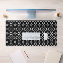 Abstract Monochrome Bokeh Dots Pattern