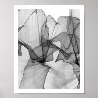 Abstract Monochrome Poster | 8x10