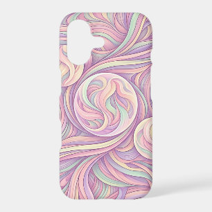 Abstract Moon Phase Pastel iPhone Cases