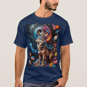 Abstract Moon Wolf T-Shirt