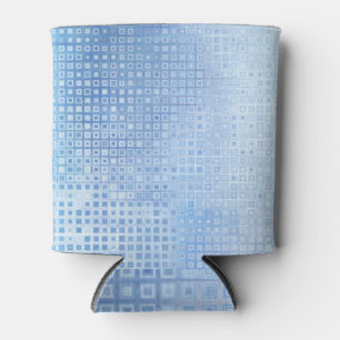 Abstract Mosaic Blue: Glossy Background Can Cooler