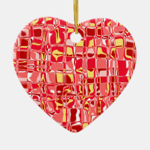 Abstract Mosaic Ceramic Tree Decoration