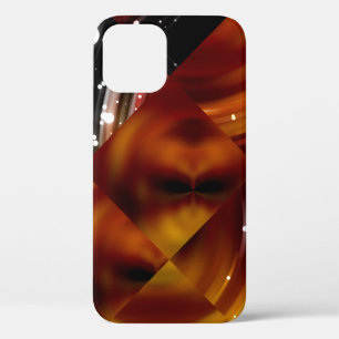 Abstract mosaic geometrical multicolored backgroun iPhone 12 case