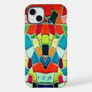 Abstract Mosaic  iPhone 15 Plus Case