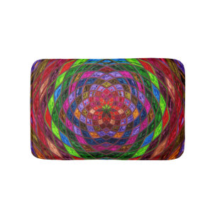 Abstract Mosaic Pattern #10 Bath Mat