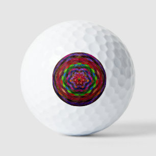 Abstract Mosaic Pattern #11 Golf Balls