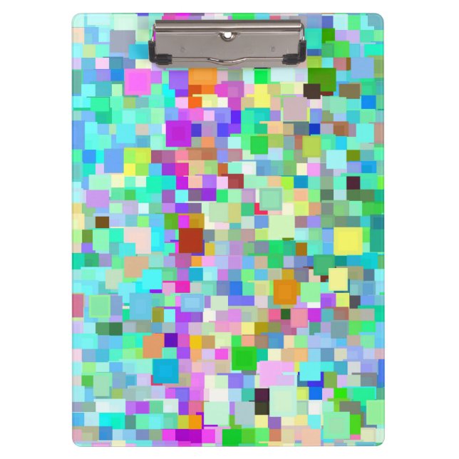 Abstract Mosaic Pattern #3 Clipboard (Front)