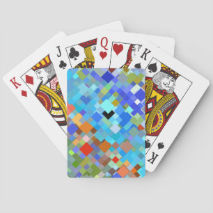 Abstract Mosaic Pattern #3 Playing Cards