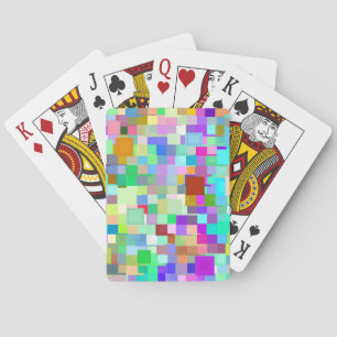 Abstract Mosaic Pattern #5 Playing Cards