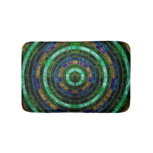 Abstract Mosaic Pattern #6 Bath Mat