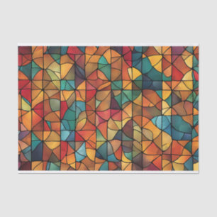 Abstract Mosaic Pattern  Tissue Paper