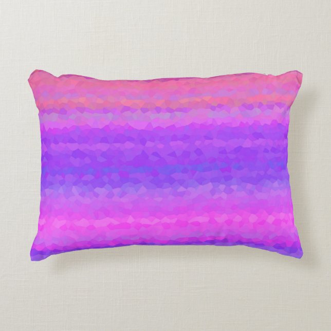 Abstract Mosaic Seamless Pattern Decorative Cushion (Front)