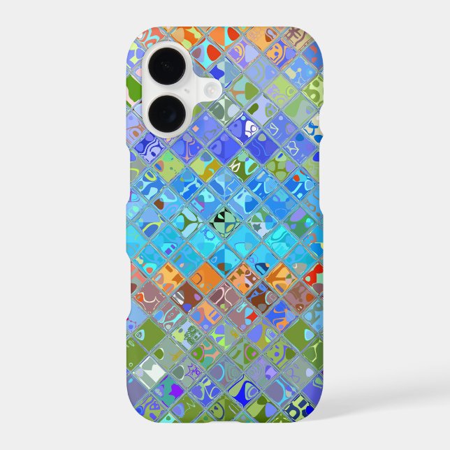 Abstract Mosaic Stained Glass Pattern #2 (Back)