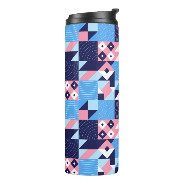 Abstract Mosaic  Thermal Tumbler (Rotated Left)