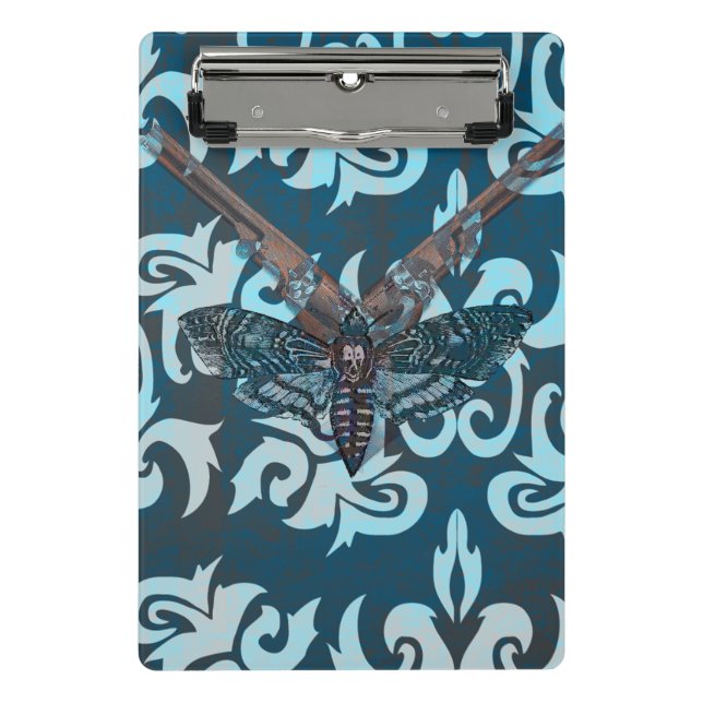 Abstract Moth Mini Clipboard (Front)