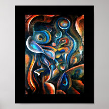 Abstract Mother and Child