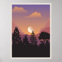 Abstract mountain Landscape