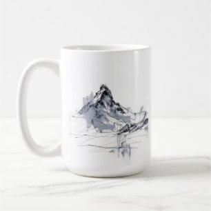 Abstract Mountain Peak  Coffee Mug