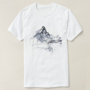 Abstract Mountain Peak  T-Shirt