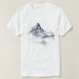 Abstract Mountain Peak T-Shirt