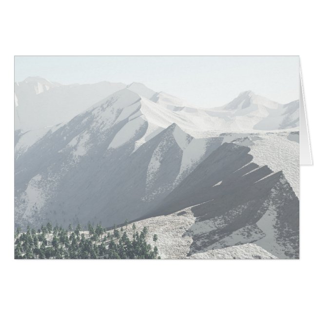 Abstract Mountains - Cards (Front Horizontal)