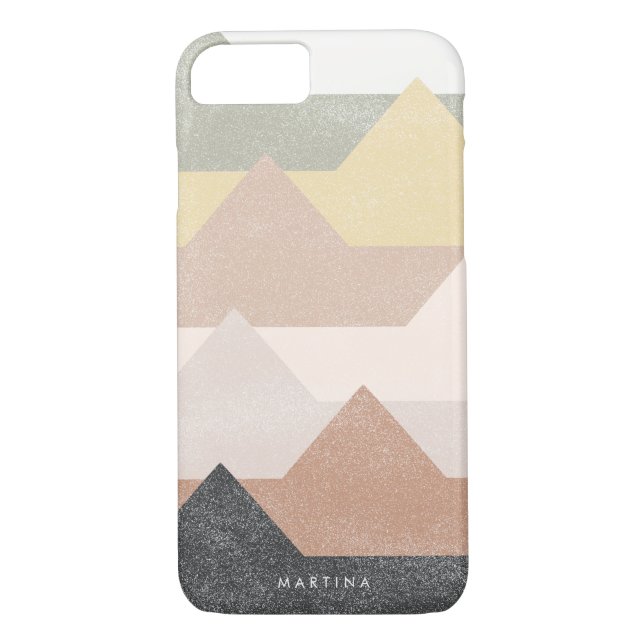 Abstract mountains design Case-Mate iPhone case (Back)