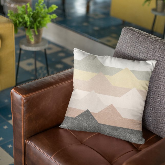 Abstract mountains design cushion (Creator Uploaded)