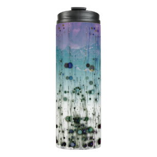 Abstract Mountains & Dots Thermal Tumbler