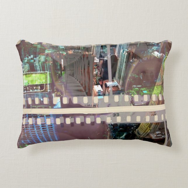 Abstract Movie 2 Decorative Cushion (Front)