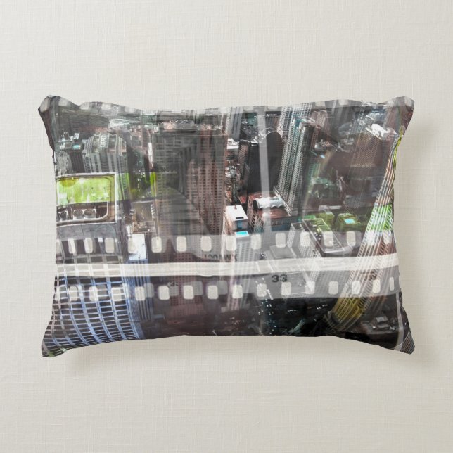 Abstract Movie Decorative Cushion (Front)