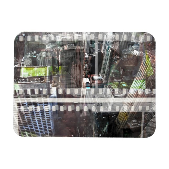 Abstract Movie Magnet (Horizontal)