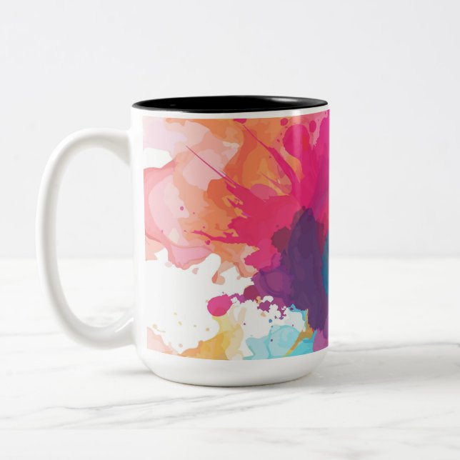Abstract Mug Designed (Left)