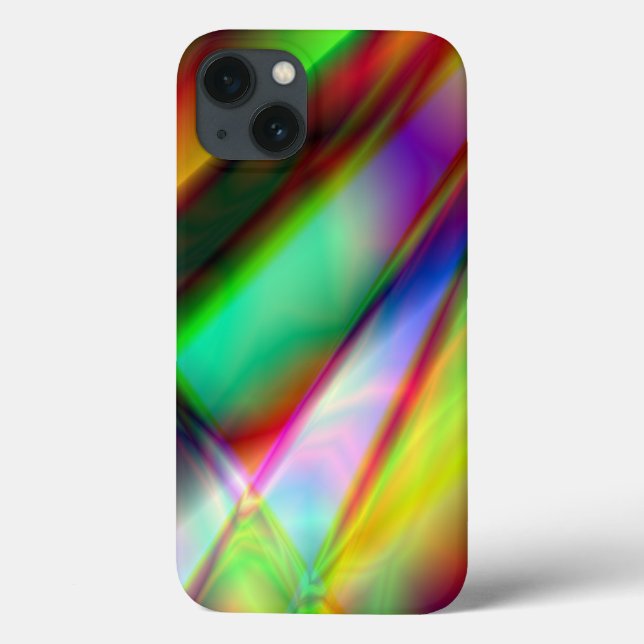 Abstract Multi-Colour iPhone Tough Case (Back)