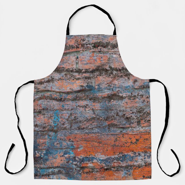 Abstract multicolor grunge background with abstrac apron (Front)