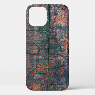 Abstract multicolor grunge background with abstrac iPhone 12 case