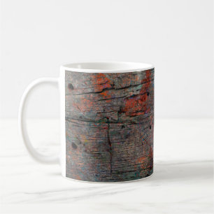 Abstract multicolor grunge background with abstrac coffee mug