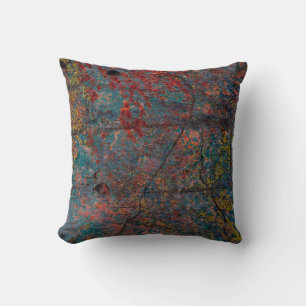 Abstract multicolor grunge background with abstrac cushion