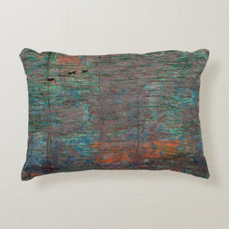 Abstract multicolor grunge background with abstrac decorative cushion