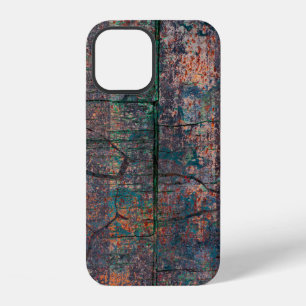 Abstract multicolor grunge background with abstrac iPhone 12 case