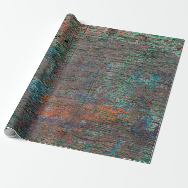 Abstract multicolor grunge background with abstrac wrapping paper (Unrolled)