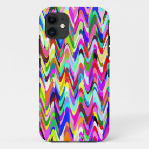 Abstract Multicolor Mosaic Pattern #4 iPhone 11 Case