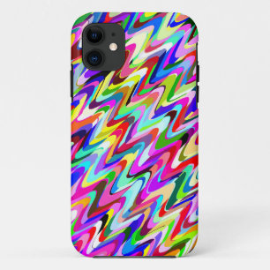 Abstract Multicolor Mosaic Pattern #5 iPhone 11 Case