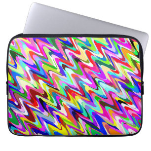 Abstract Multicolor Mosaic Pattern #5 Laptop Sleeve